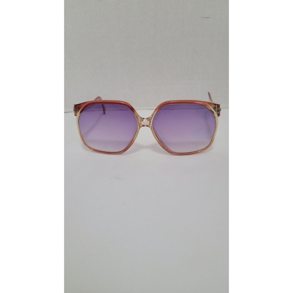 Oversized Square Brown Purple Gradient Lenses Women's Sunglasses Italy